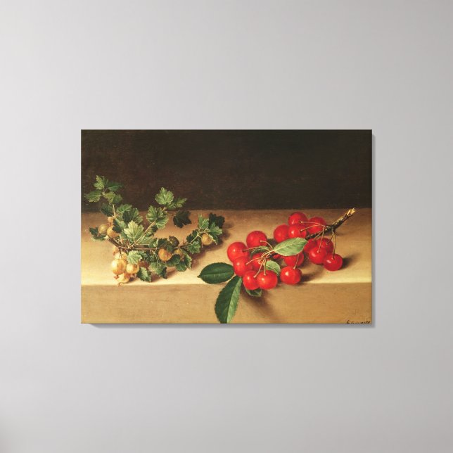 Impressão Em Tela Fruta na Mesa, 1644 (Frente)