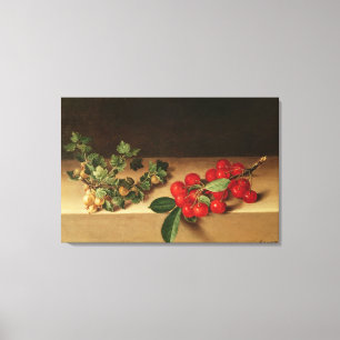 Impressão Em Tela Fruta na mesa, 1644