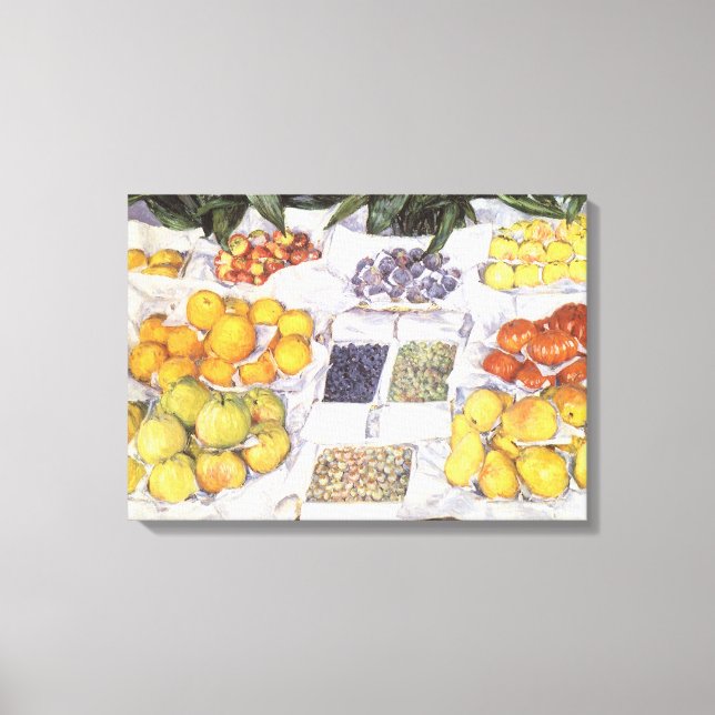 Impressão Em Tela Fruteira por Gustave Caillebotte, Arte Antigo (Frente)