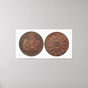 Impressão Em Tela Fugio Cent Mente seu negócio frente e trás