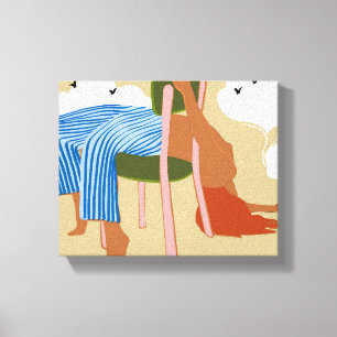 Impressão Em Tela Fumar nuvens e fazeres