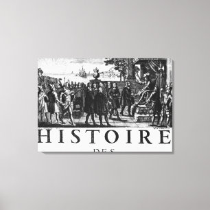 Impressão Em Tela Fundação de Luís XIV, rei da França