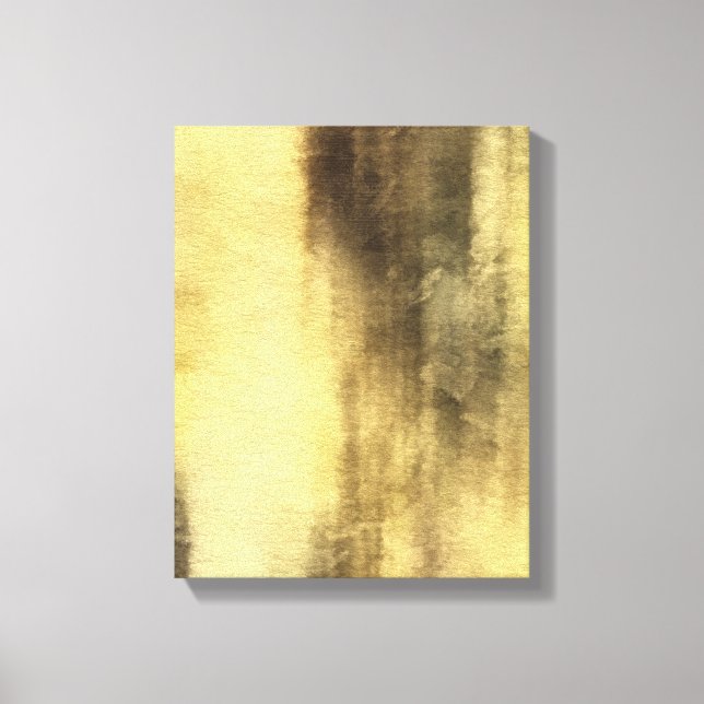 Impressão Em Tela fundo aquarela de abstrato de arte no papel 4 (Frente)