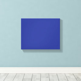 Impressão Em Tela Fundo Azul Escuro Sólido | Design Minimalista Ousa