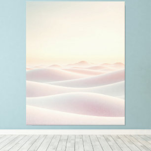 Impressão Em Tela Fundo de luz calma com dunas de areia