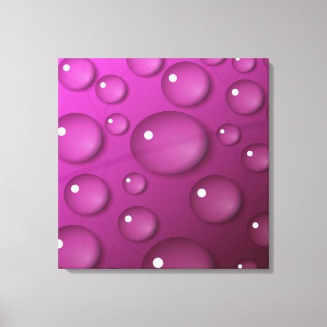 Impressão Em Tela Fundo de queda de água rosa (Frente)