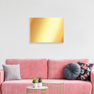 Impressão Em Tela Fundo Dourado Elegante Para Sua Foto Horizontal