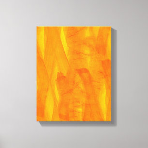 Impressão Em Tela Fundo sem costura Amarelo Abstrato Watercolor