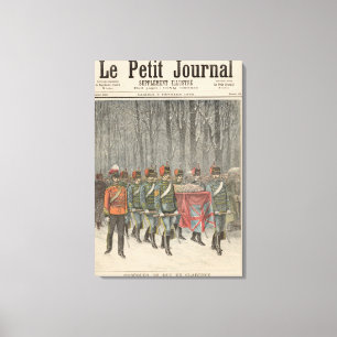 Impressão Em Tela Funeral do duque do vencedor de Albert de Clarence