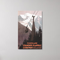Funiculaire Le Brevent Cable Car Poster