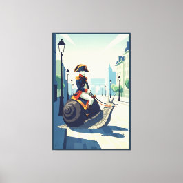 Impressão Em Tela Funny French