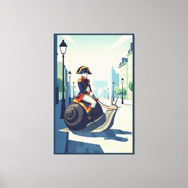 Impressão Em Tela Funny French (Frente)