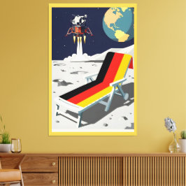 Impressão Em Tela Funny German