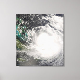 Impressão Em Tela Furacão Hanna sobre os Bahamas