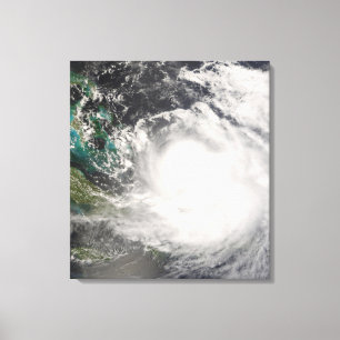 Impressão Em Tela Furacão Hanna sobre os Bahamas