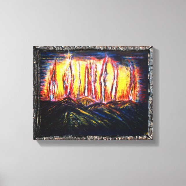 Impressão Em Tela Fury Fires (Frente)