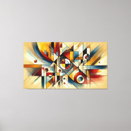 Impressão Em Tela Fusão Abstrata – Peça de Arte Edição Limitada