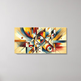 Impressão Em Tela Fusão Abstrata – Peça de Arte Edição Limitada