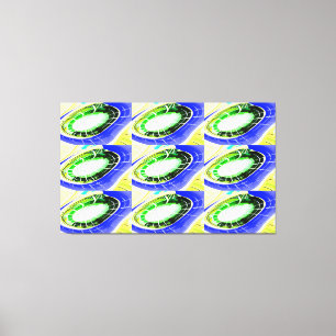 Impressão Em Tela Futura arte de plataformas de aterrissagem de alie