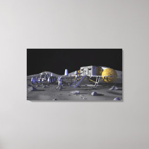 Impressão Em Tela Futuras missões de exploração do espaço 3
