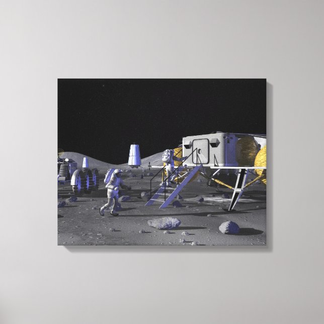 Impressão Em Tela Futuras missões de exploração espacial 13 (Frente)
