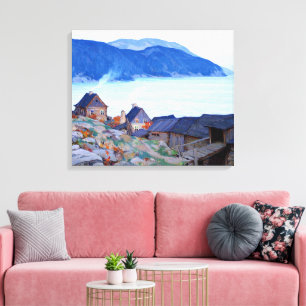 Impressão Em Tela Gagnon - Noite na Poster da costa norte