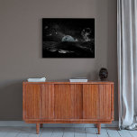 Impressão Em Tela Galáxia das Montanhas da Noite da Lua Negra<br><div class="desc">Galáxia das Montanhas da Noite da Lua Negra</div>