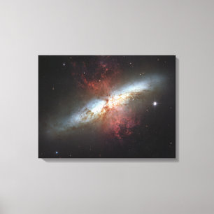 Impressão Em Tela Galáxia de Starburst, 82 mais messier