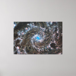 Impressão Em Tela Galáxia do Messier 74 (M74) | NGC 628 | MIRI | JWS