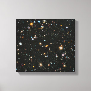 Impressão Em Tela Galáxias do Campo Ultra Profundo do Hubble da NASA