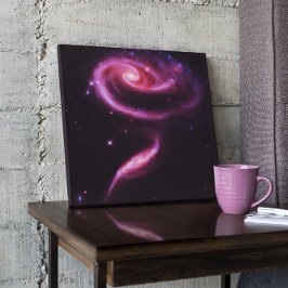 Impressão Em Tela Galáxias Rosa Celestial