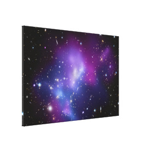 Impressão Em Tela Galaxy Cluster MACS J0717