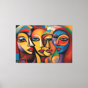 Impressão Em Tela Galeria de Abstrato ABSTR_25_009