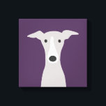 Impressão Em Tela Galgo Grego, Galgo Grego italiano ou Cão Beijo<br><div class="desc">Desenho de desenho animado de uma cinza e de um cão branco Greyhound. Uma tela divertida para quem ama Greyhounds,  italianos Greyhounds ou Whippets. Visite o Doodle World de Jenn para ver as mais bonitas artes animais e ilustrações do amante de animais de estimação.</div>