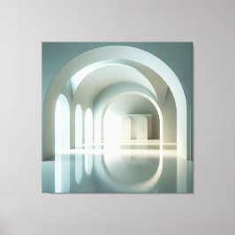 Impressão Em Tela Gallery with Arched Light Field