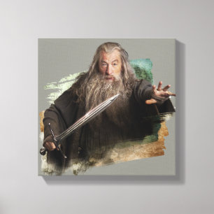 Impressão Em Tela Gandalf com Espada