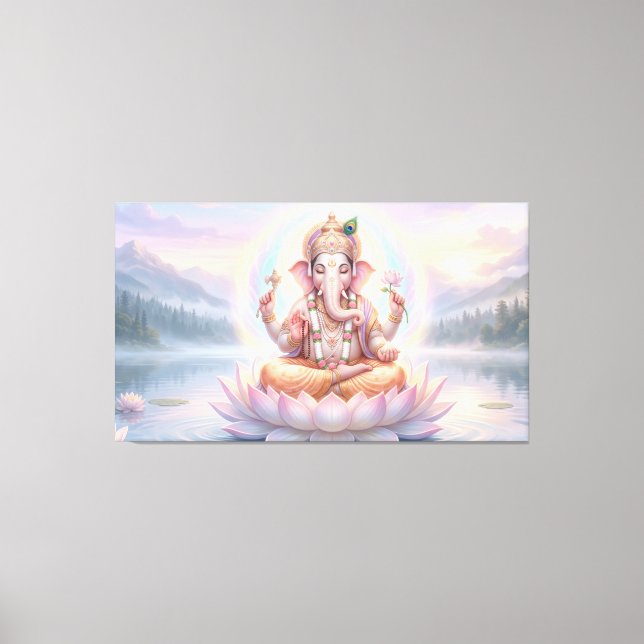 Impressão Em Tela Ganesha (Frente)