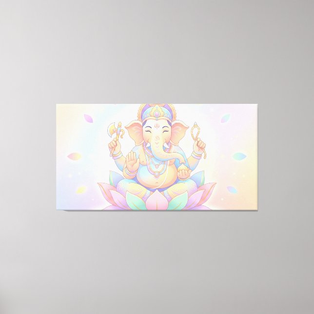 Impressão Em Tela Ganesha (Frente)