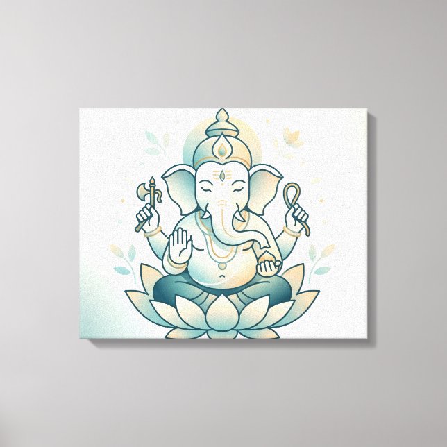 Impressão Em Tela Ganesha (Frente)