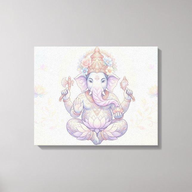Impressão Em Tela Ganesha (Frente)