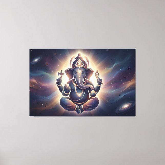 Impressão Em Tela Ganesha (Frente)