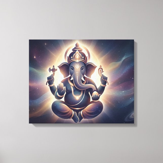 Impressão Em Tela Ganesha (Frente)