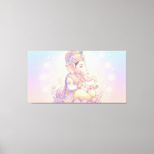 Impressão Em Tela Ganesha Calma Divina