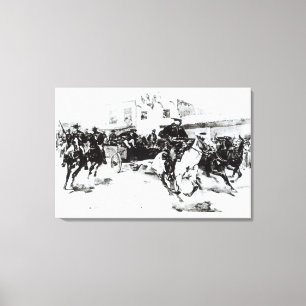 Impressão Em Tela Garret traz Billy the Kid, 1880