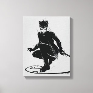 Impressão Em Tela Gata Borralheira Pose de Pincel de Tinta