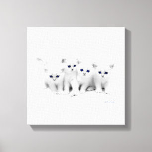 Impressão Em Tela Gatinhos do bebê