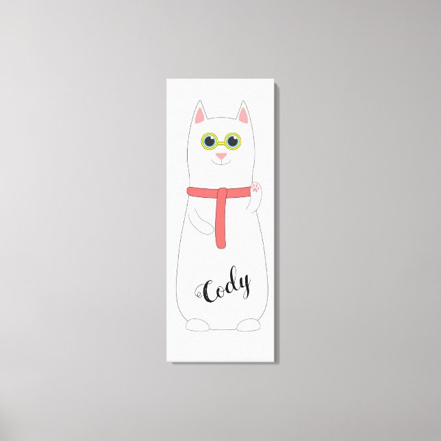 Impressão Em Tela Gato (Frente)