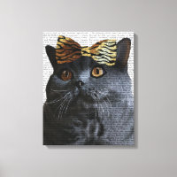 Gato de cinza com Arco-leopardo
