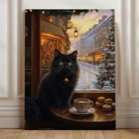 Gato de Natal Parisiense – Café do Gato Preto Capr
