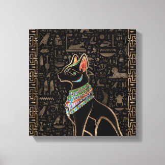 Impressão Em Tela Gato Egípcio - Bastet